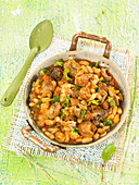 Mountain Stew - meat stew with white beans
