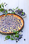 Bilberry tart