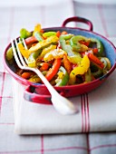 Mixed peppers sauté