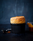 Soufflé with toffee
