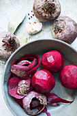 Peeled beetroot