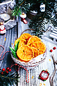 Baked mandarins for Christmas