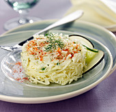 Black radish remoulade with crab meat
