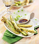 Asparagus tempuras