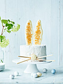 Easter rabbit cake