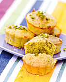 Pistachio cupcakes