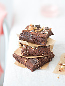 Dried fruit and chocolate chip brownies