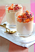 Panna Cotta With Peppers And Sesame Seeds