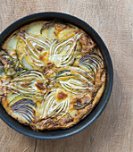 Onion And Courgette Revisited Tortilla