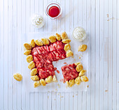 Square Baked Strawberry Pie