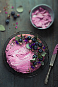 Blueberry And Mascarpone Cake