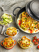 Lasagne rolls au gratin
