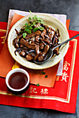 Asian style beef with onions