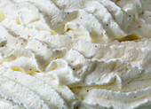 Whipped cream (close-up, full picture)