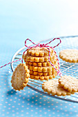 Homemade shortbread biscuits