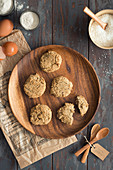 Coconut buckwheat cookies