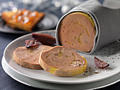 Foie gras in slices