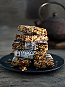 Muesli bar with chocolate