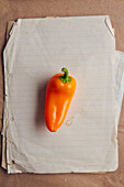 Orange-coloured snack peppers