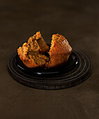 Cakes with caramel filling