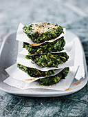 Spinach fritters