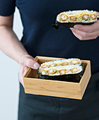 Onigiri sandwiches