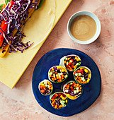 Summer rolls with vegetable filling
