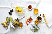 Ingredient composition for creative lacquering