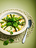 Couscous mit grünem Gemüse