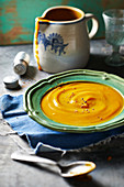 Creamed butternut squash soup