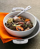 Small salty with lentils
