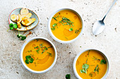 Sweet potato soup with curry