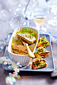 Foie Gras Terrine mit Birnen (Weihnachten)