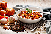 Cooked lentils