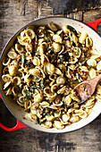 Orecchiette with butter and hazelnuts