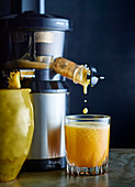 Pineapple detox juice, centrifuge