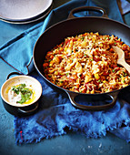 Byriani rice with vegetables