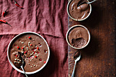 Aphrodisiac chocolate mousse