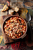 Minestrone mit Hörnchennudeln