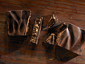Turron-style chocolate bar