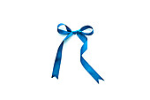 Ribbon with knot for gift box