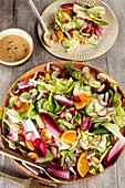 Mixed Green Salad with Peanut Vinaigrette
