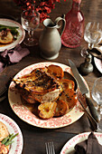 Rack of pork with pears