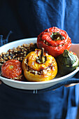 Stuffed vegetables with rice