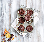 Sweet potato chocolate muffins