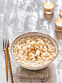 Risotto with parmesan and walnuts
