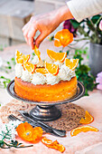 Air fryer Orange Almond Cake