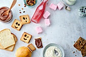 Various sweet snacks for teatime