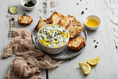 Tzatziki with bread