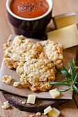 Comté cheese and rosemary savoury cookies